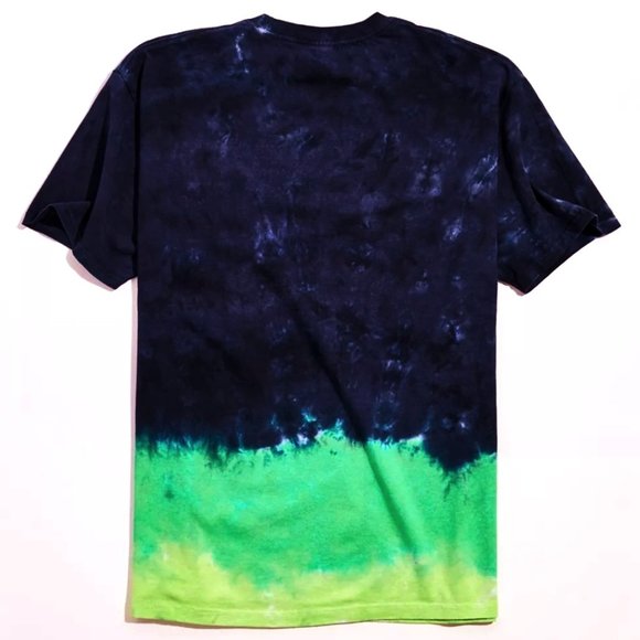 Urban Outfitters Liquid Blue Jimi Hendrix Bright Tie Dye T-Shirt - Picture 3 of 8
